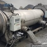 Hydraulic decanter centrifuge used in mining operations for efficient solid-liquid separation