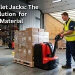 Truck pallet jack used for efficient material handling in warehouses, improving productivity and reducing manual labor costs